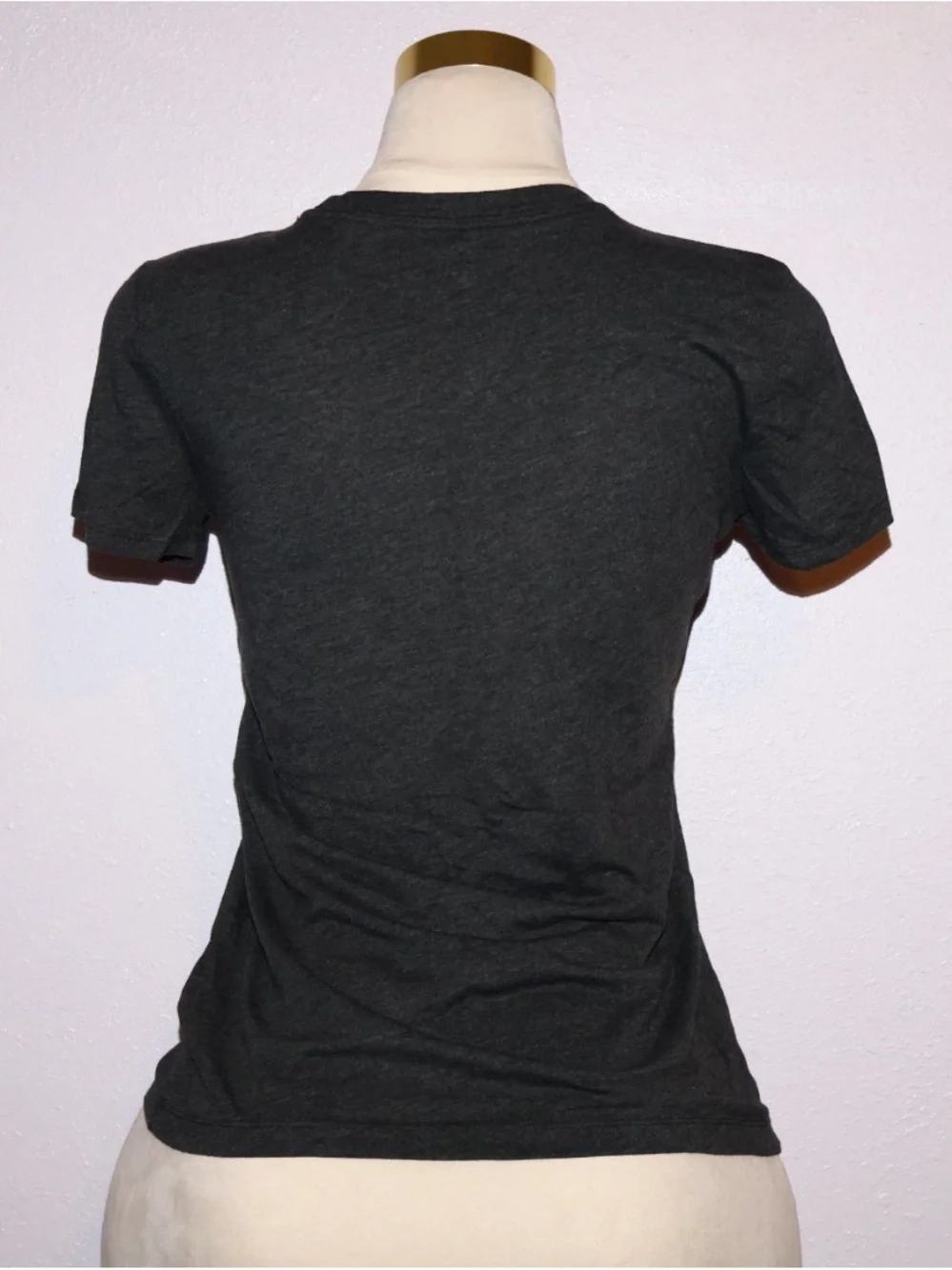 Aeropostale Charcoal Tee with Rainbow Aero Script
